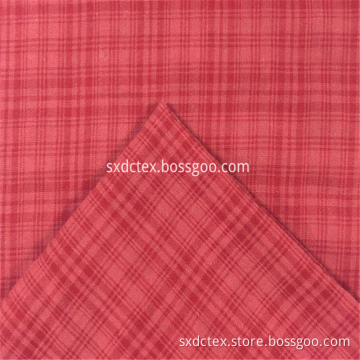 59% bawełna 41% Rayon Fleece Plaid Casual Tkaniny odzieżowe